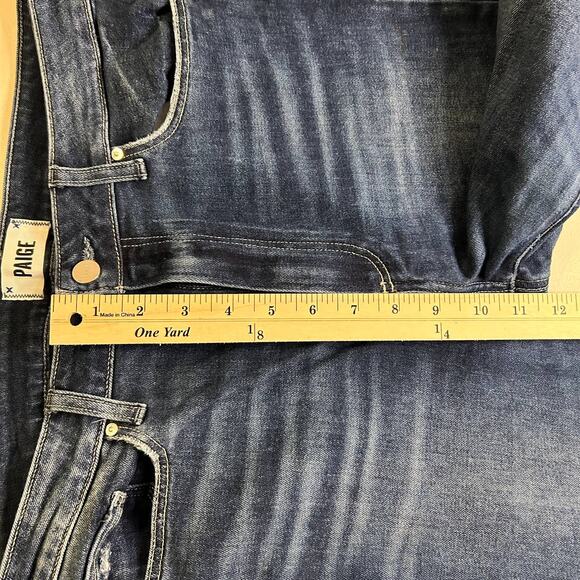 Paige Margot Ankle Lookout Destructed Jeans Womens 31 - Picture 15 of 16